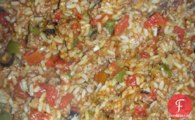 Kittencal Mexi carne de vită măcinată și orez