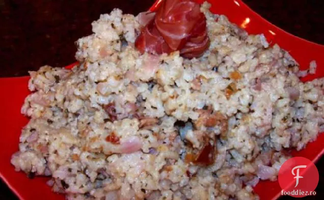 Risotto Mouselin (orez și Prosciutto)