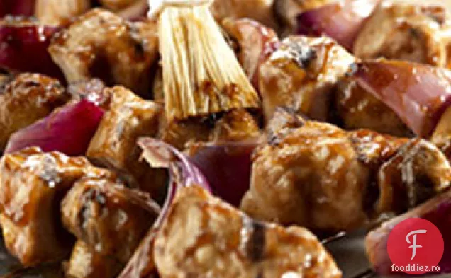 Teriyaki Carne De Porc Kabobs