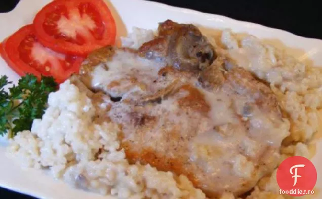 Cotlet De Porc La Cuptor Cu Orez