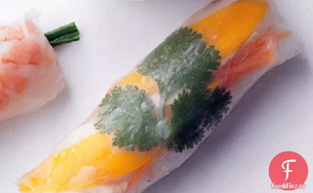 Rulouri de vară cu pui și Mango