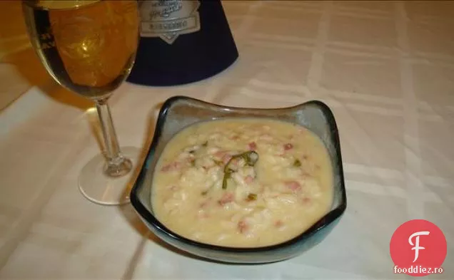 Risotto cu brânză albastră