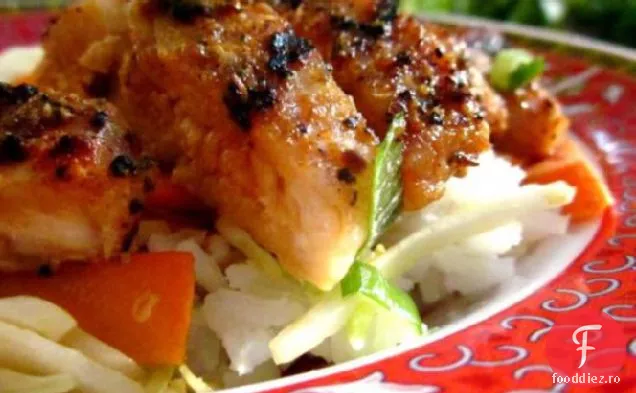 Bol de orez de pui Teriyaki pentru unul