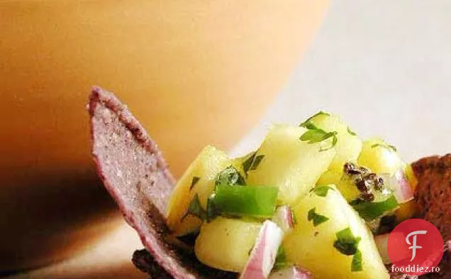 Ananas proaspăt, Chile și Salsa cu piper negru