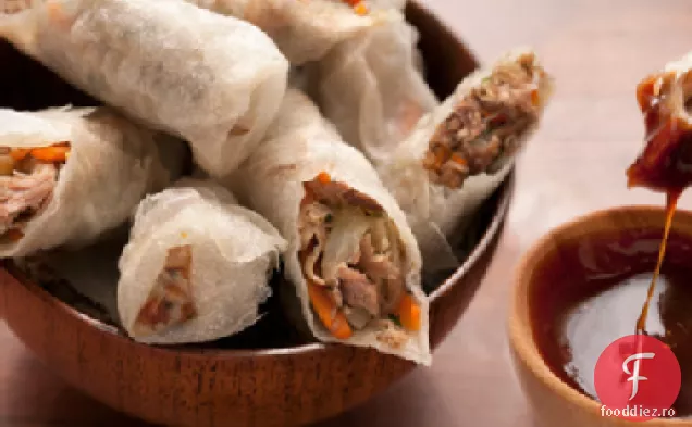 Rulouri De Primăvară Prăjite Confit De Rață