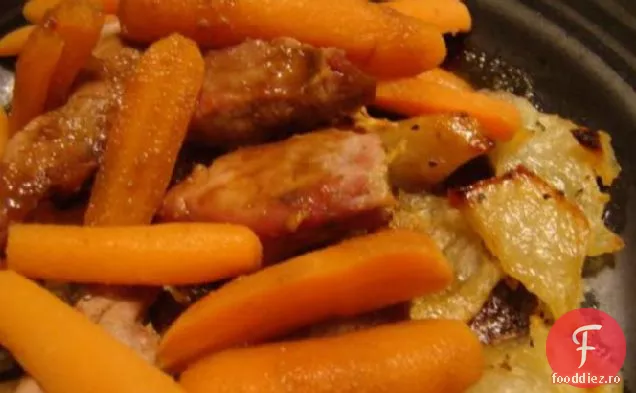 Filet De Porc Cu Crută De Cartofi