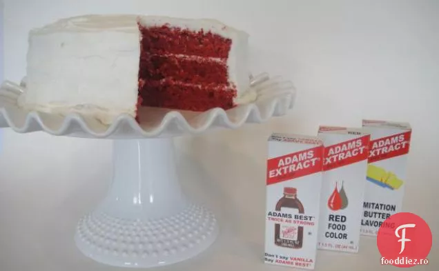 Cupcakes Festive De Crăciun Din Catifea Roșie Profundă