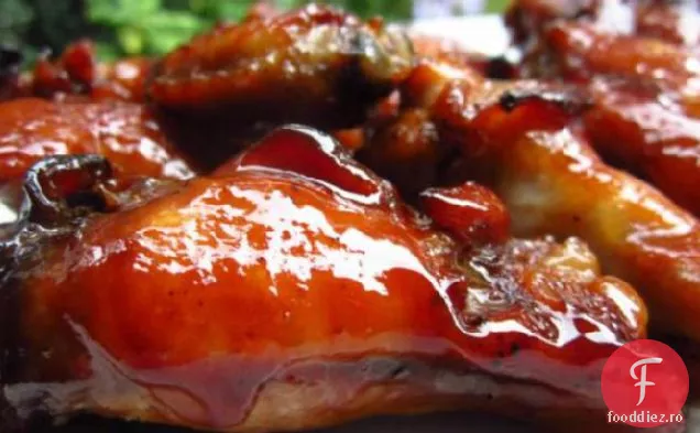 Aripi De Petrecere De Pui La Cuptor Caramelizate
