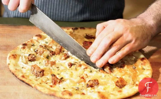Pizza Savoy-varză și Sunchoke