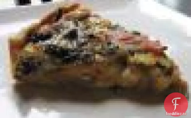 Quiche de sparanghel și ciuperci