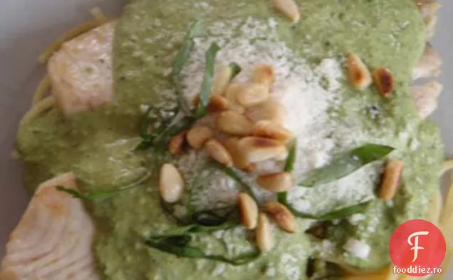 Pește La Grătar Cu Sos Pesto