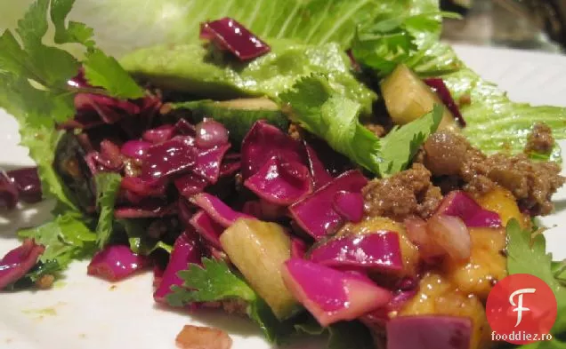 Tacos Paleo Cu Salată De Varză Mov