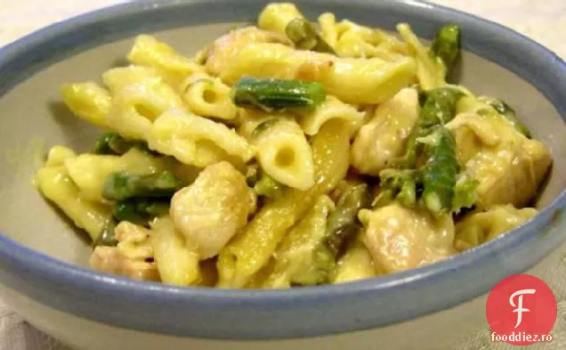 Parmezan de pui și Penne