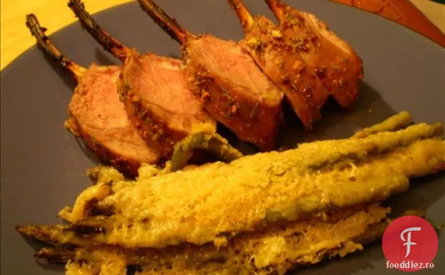 Sparanghel Prăjit Cu Parmezan