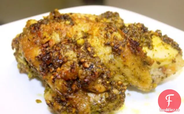 Piept de pui cu Pesto de fistic-coriandru