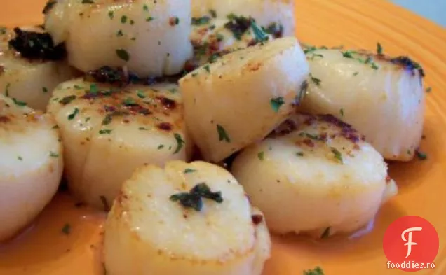 Coquilles St Jacques a la Provencale - scoici cu usturoi