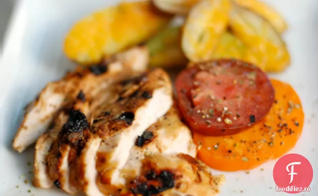 Pui de var de sud-vest cu sos de chili Ancho