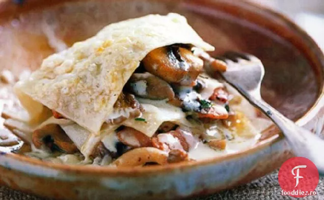 Rețetă Deschisă De Lasagna Cu Ciuperci