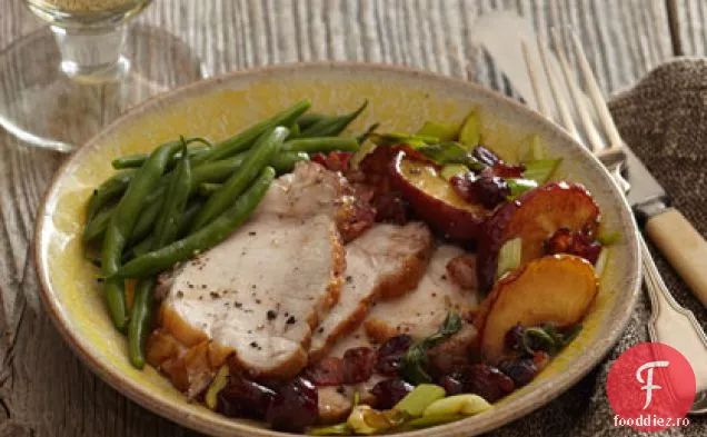 Carne de porc cu Chutney de mere-afine