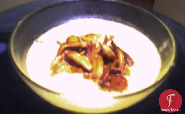 Cremă de Shiitake și supă de porumb
