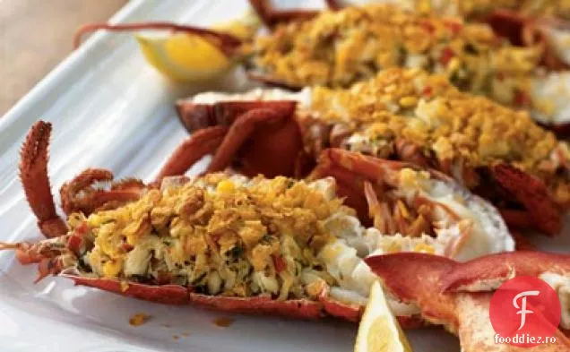 Homar umplut cu Crab cu vinetă de citrice