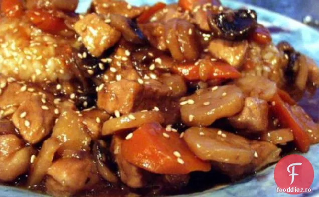 Carne de porc chinezească picantă pentru oală