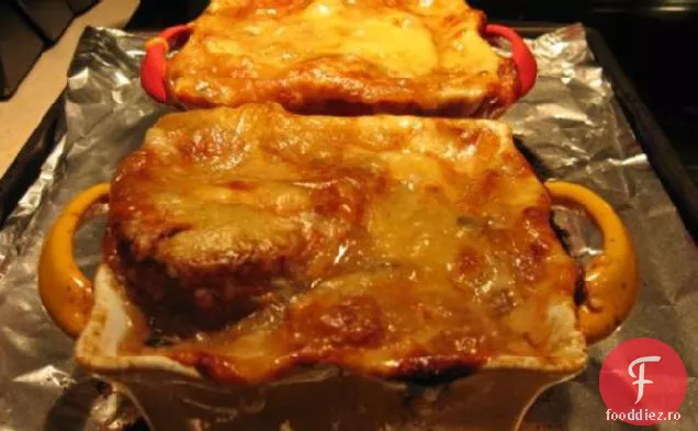 Supa de ceapă a lui Jacques Pepin Gratinee