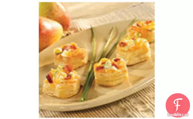 Tartele cu Bacon și brânză