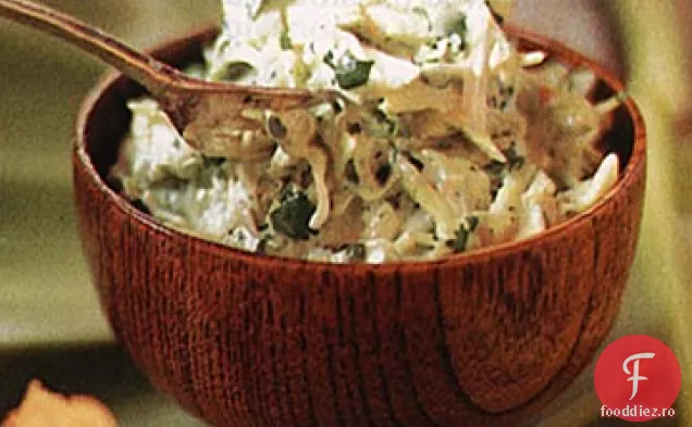 Baie de Crab și nucă de cocos cu chipsuri de pătlagină