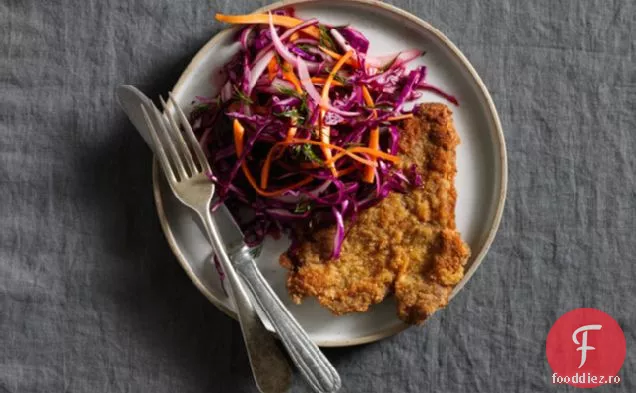 Carne De Vită Milaneză Cu Slaw De Iarnă