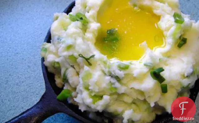 Piure De Cartofi Cu Ceapa Verde