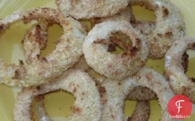 Inele De Ceapă Prăjite La Cuptor