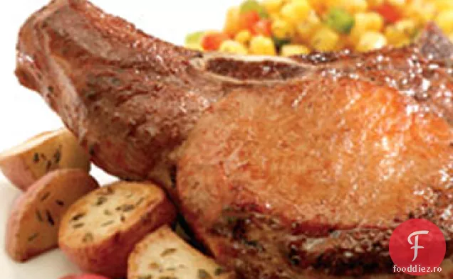 Cotlet de porc și ceapă la grătar