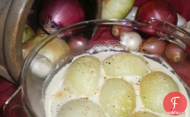 Ceapă Cremoasă La Cuptor