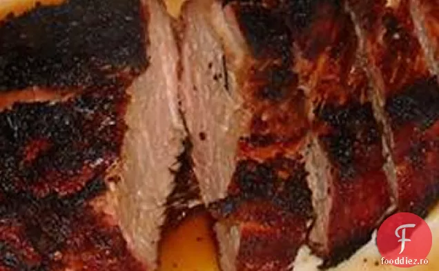 Filet de porc cu sos de struguri cu miere