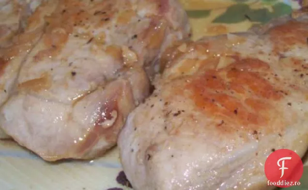 Cotlet De Porc Cu Sos De Cidru