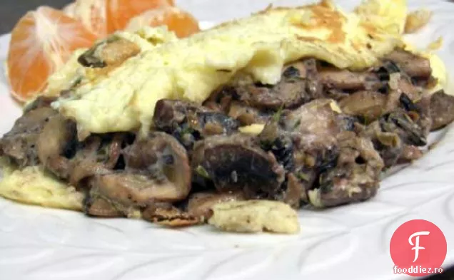 Omletă cu ciuperci pentru unul