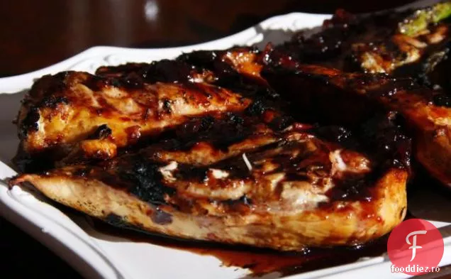 Piept de pui glazurat Cherry-balsamic