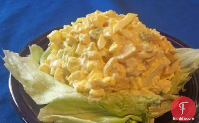 Salată De Ouă Asiatică Cu Conținut Scăzut De Carbohidrați