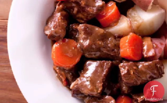 Carne de vită fiartă în rețetă Guinness