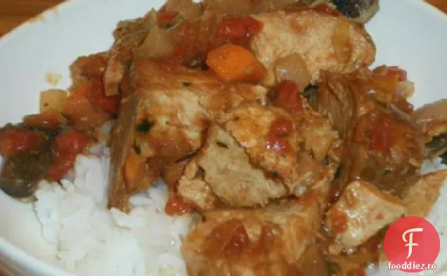 Crock Pot Porc Marengo