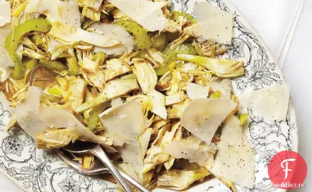 Salată Crudă De Anghinare, Țelină Și Parmezan