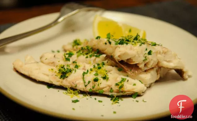 Pește Întreg Copt În Sare De Mare Cu Gremolata De Pătrunjel