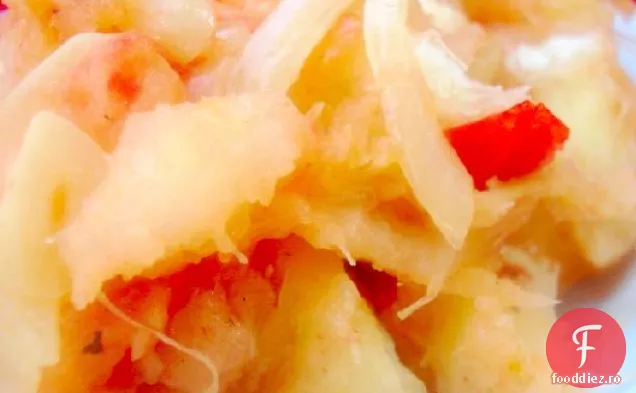 Stilul meu Trini manioc fiert și prăjit (Yucca)