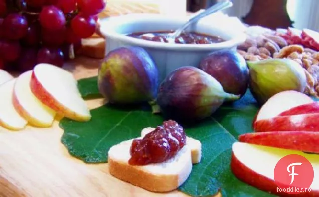 Chutney proaspăt de smochine și ghimbir din Auberge