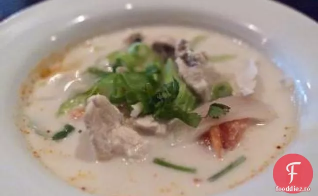 Supă thailandeză de pui și nucă de cocos (Tom Kha Kai)