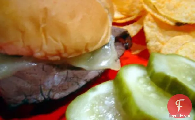 Sandvișuri Ușoare De Friptură De Vită