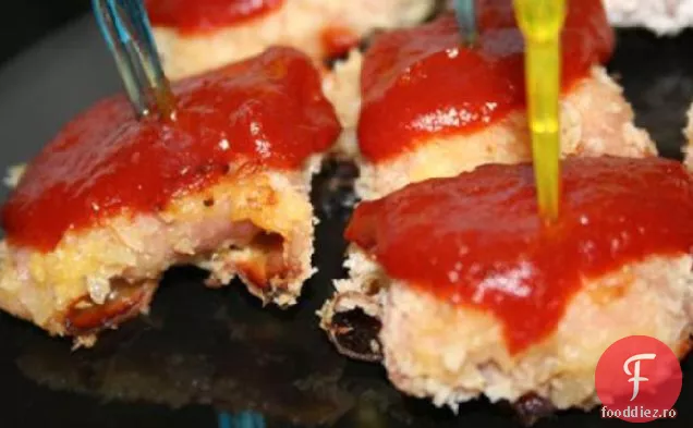 Pachete de curcan și șuncă BBQ