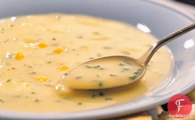 Supă de cartofi, Cheddar și arpagic