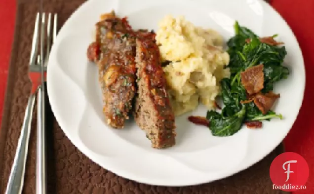 Pâine de carne și piure de cartofi coapte